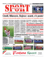N.2 – Prima Pagina Sport Quotidiano del 18 gennaio 2013