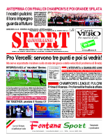 N.15 – Prima Pagina SportQuotidiano del 19 Aprile 2013