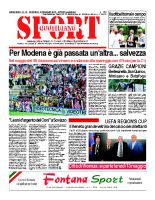 N.18 – prima Pagina SportQuotidiano del 10 Maggio 2013