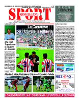 N.32 – Prima Pagina SportQuotidiano del 13 settembre 2013