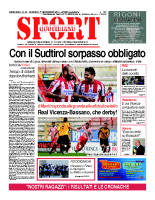N.39 – Prima Pagina Sport Quotidiano del 1 novembre 2013