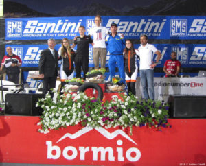 Enrico Zen sul podio della GF Stelvio Santini (ph Andrea Capelli)