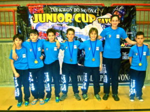 Taekwondo TEAM 2000, un oro alla 9^ Junior Cup