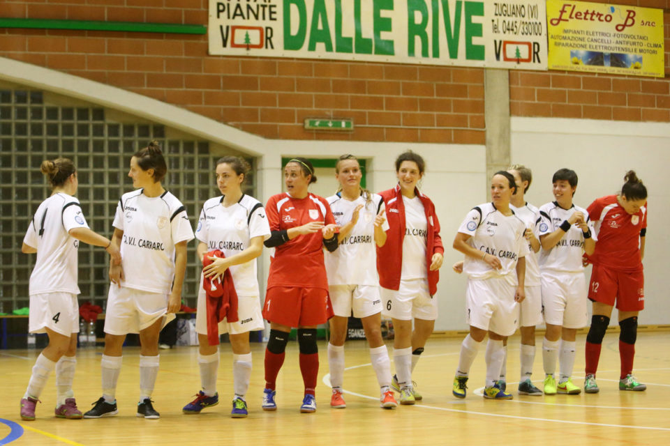 Futsal, vittoria a tavolino per la Carraro Breganze contro Pavia
