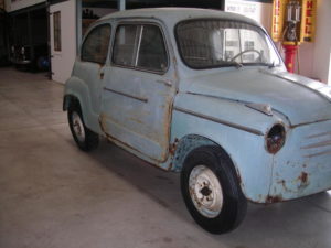 Fiat 600 1° serie da restaurare