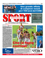 Prima Pagina Sport Quotidiano 24 ottobre 2014